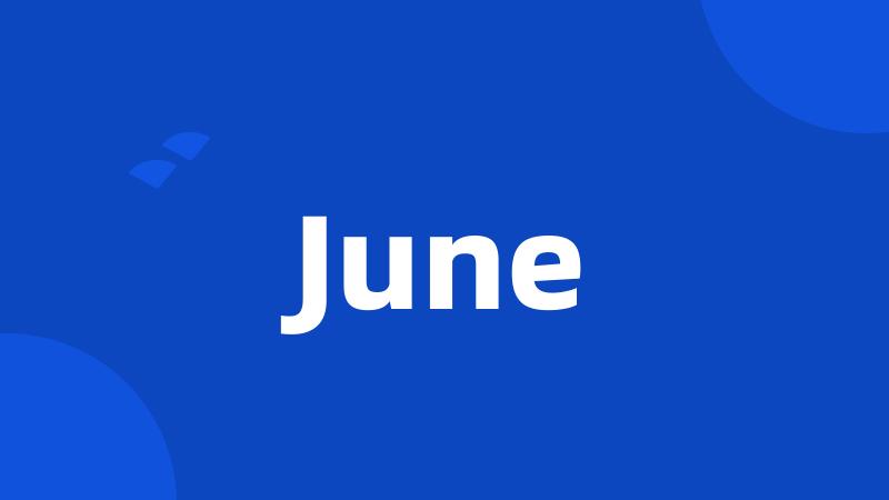 June