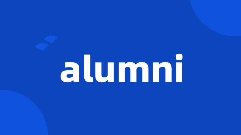 alumni