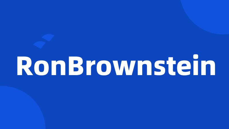 RonBrownstein