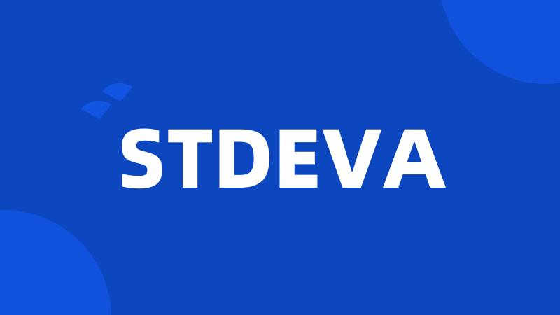 STDEVA