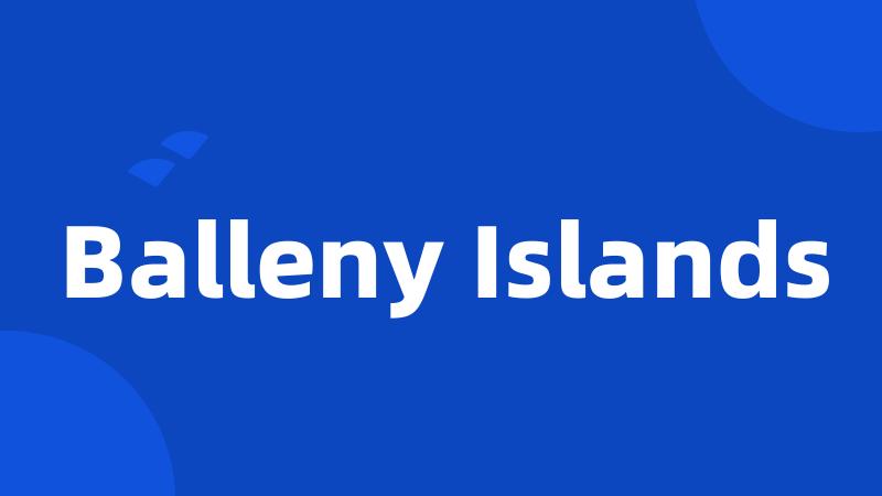 Balleny Islands