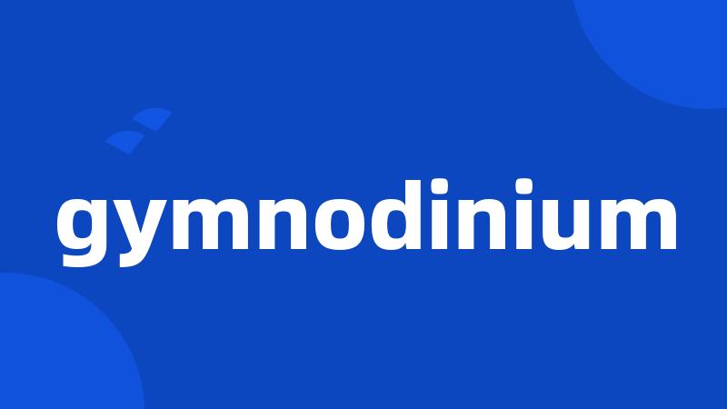 gymnodinium