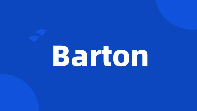 Barton