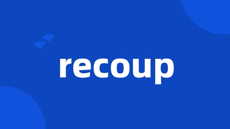 recoup