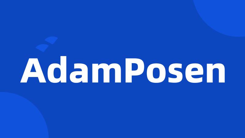 AdamPosen