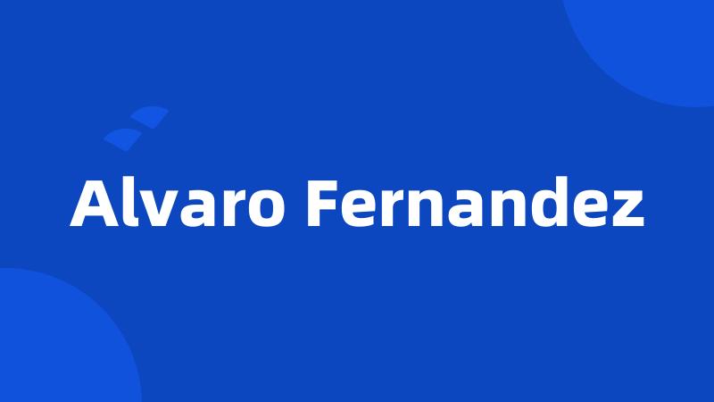 Alvaro Fernandez