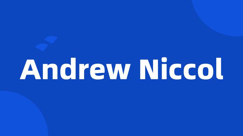 Andrew Niccol