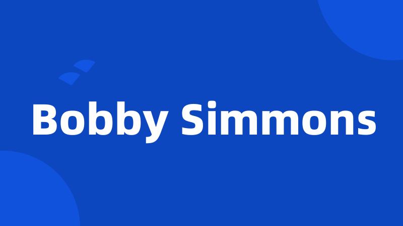 Bobby Simmons