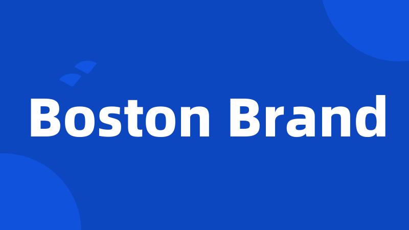 Boston Brand