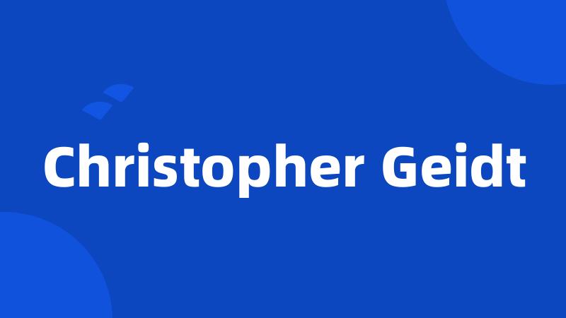 Christopher Geidt