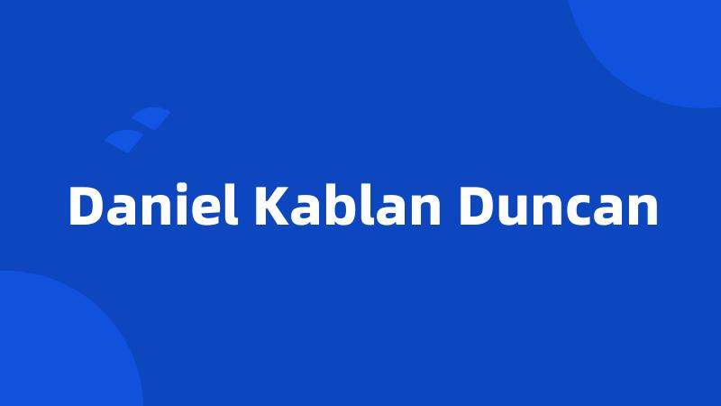 Daniel Kablan Duncan