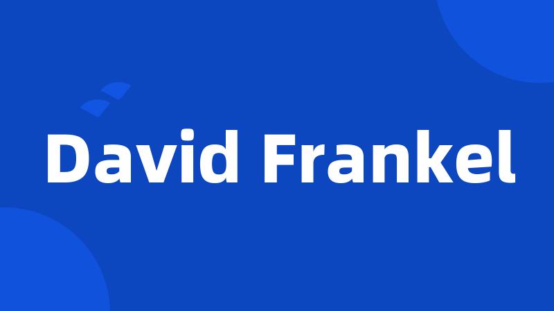 David Frankel