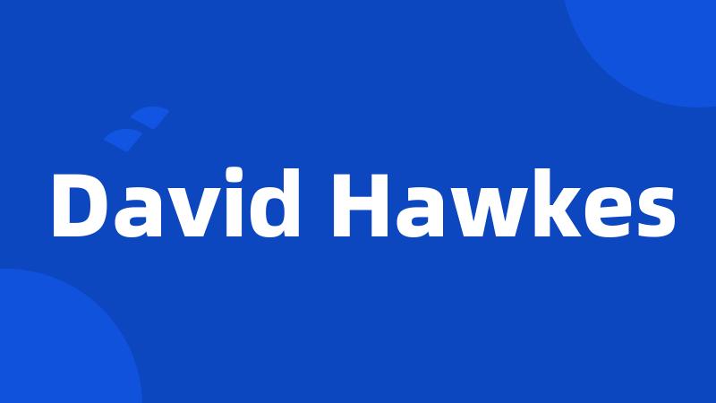 David Hawkes