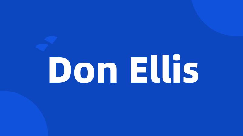 Don Ellis