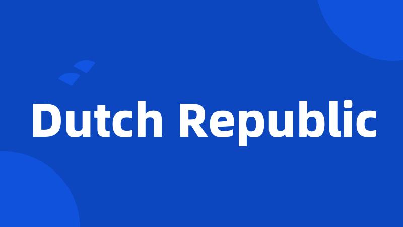 Dutch Republic