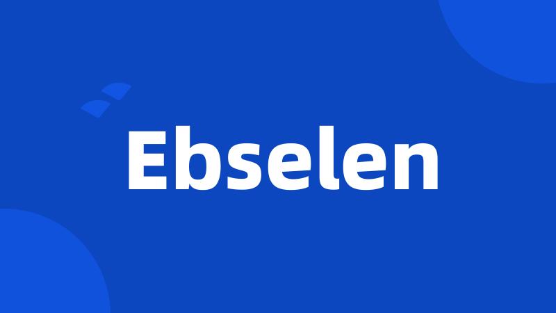 Ebselen