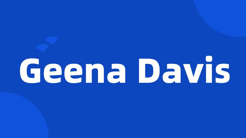 Geena Davis