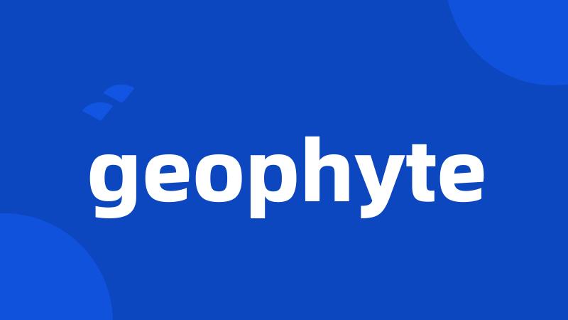 geophyte