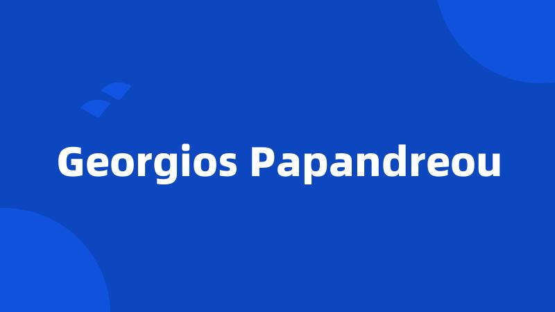 Georgios Papandreou