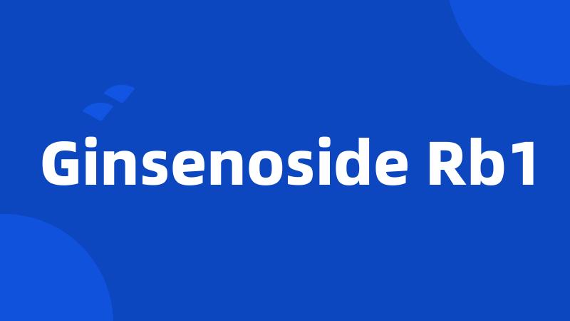 Ginsenoside Rb1