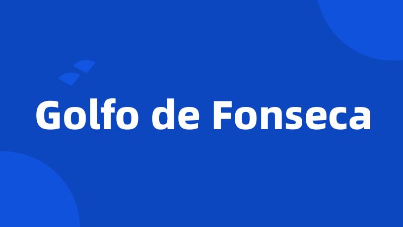 Golfo de Fonseca