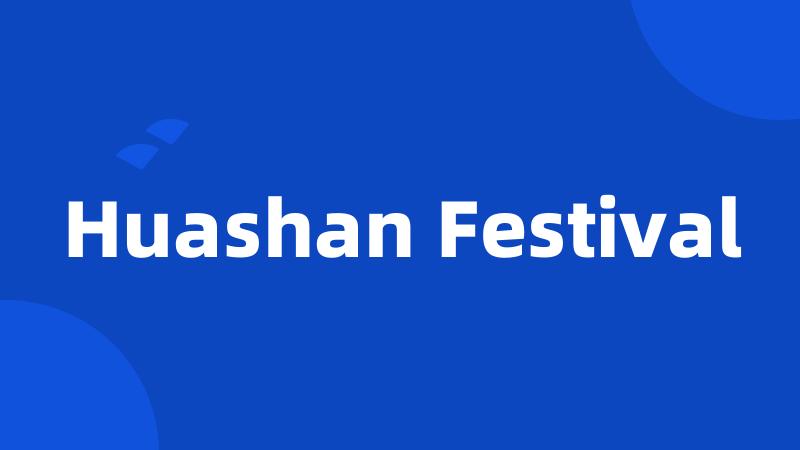 Huashan Festival