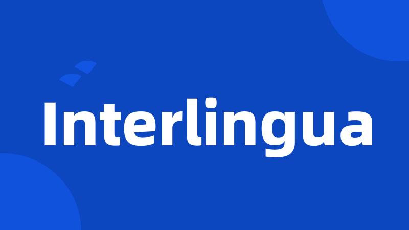 Interlingua