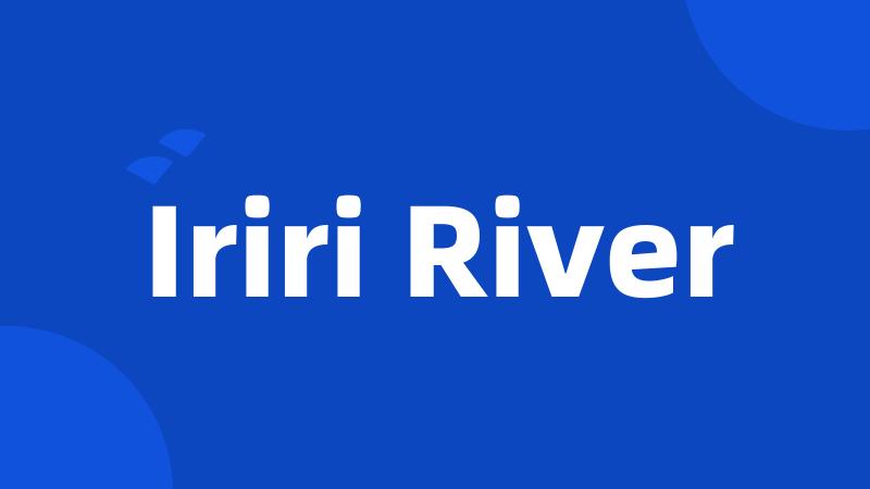 Iriri River