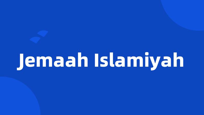 Jemaah Islamiyah