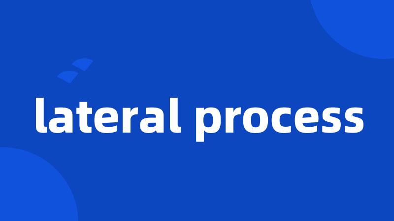 lateral process