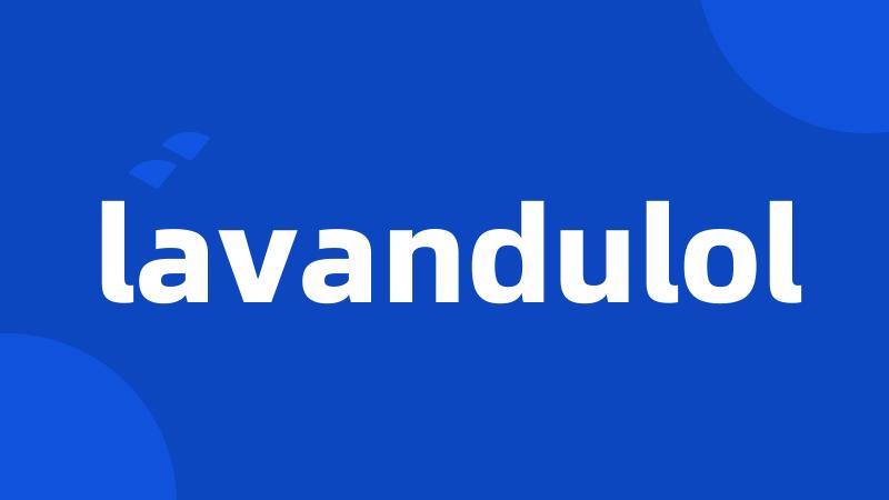 lavandulol