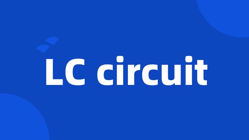 LC circuit