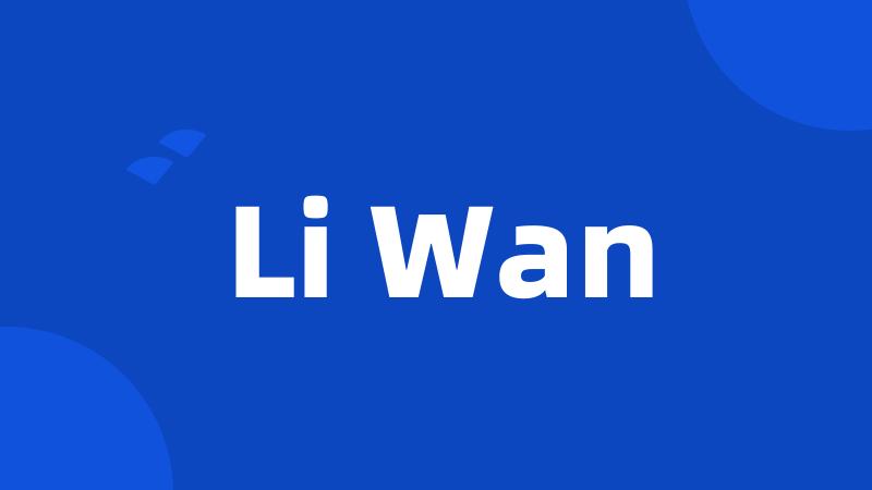 Li Wan