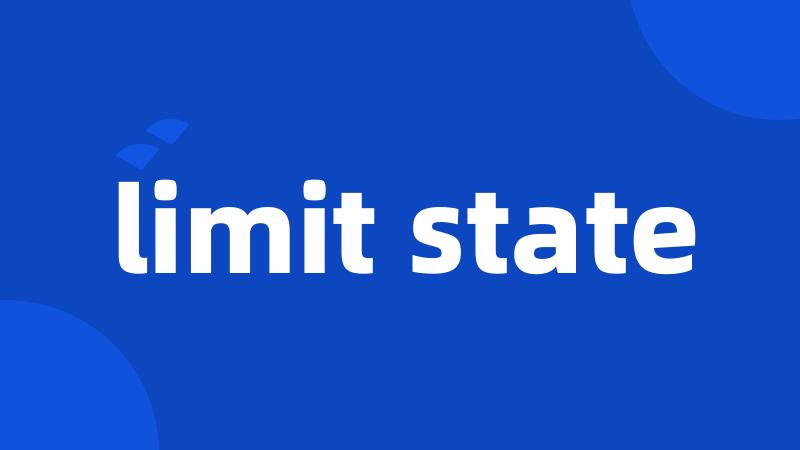 limit state