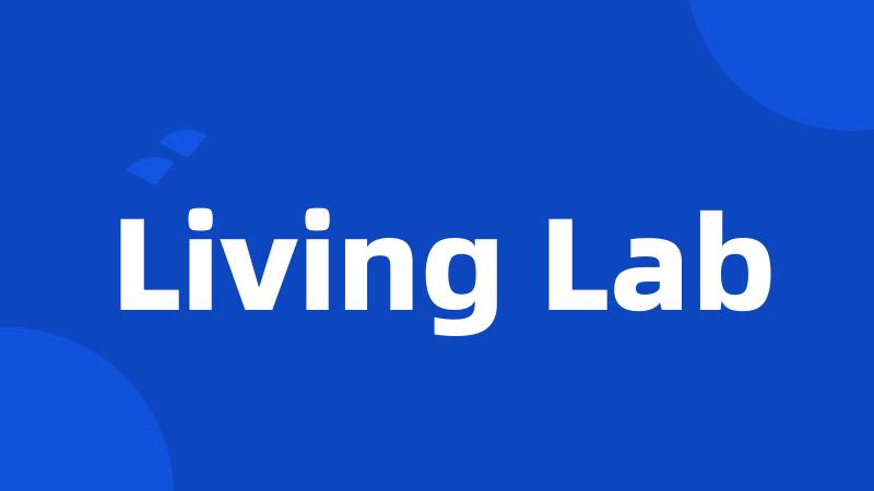 Living Lab