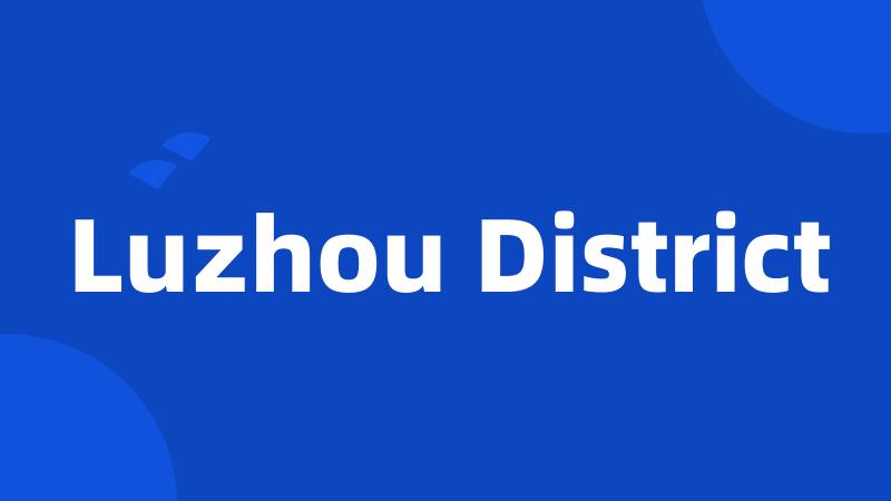 Luzhou District