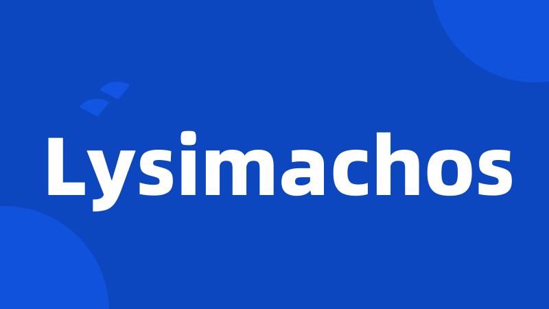 Lysimachos