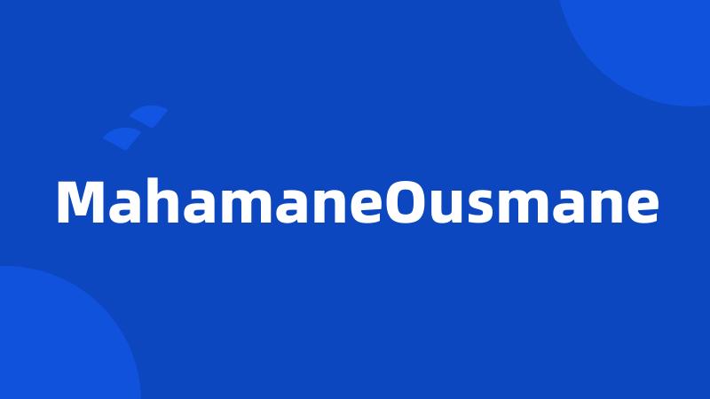 MahamaneOusmane