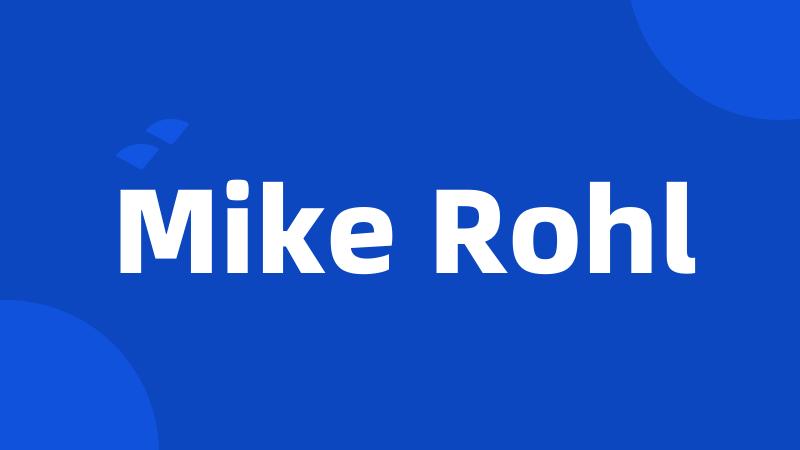 Mike Rohl