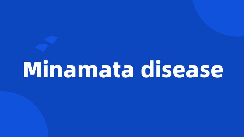 Minamata disease