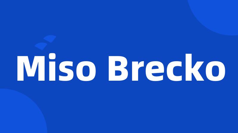 Miso Brecko