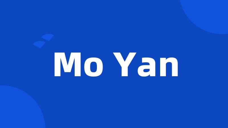 Mo Yan