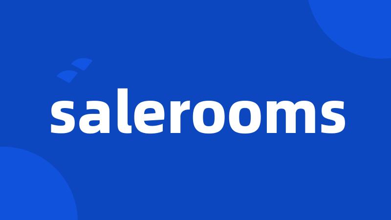 salerooms