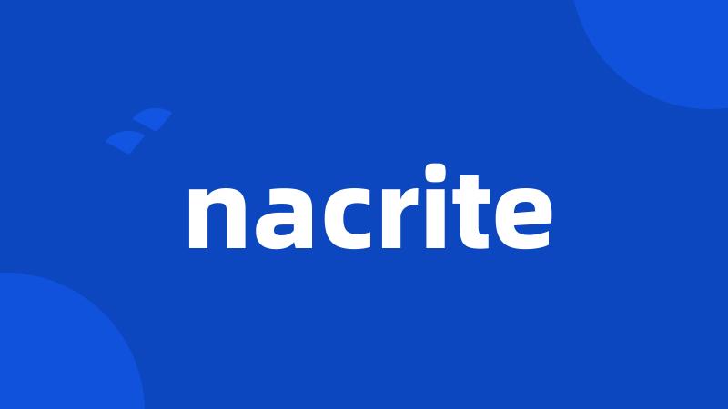 nacrite