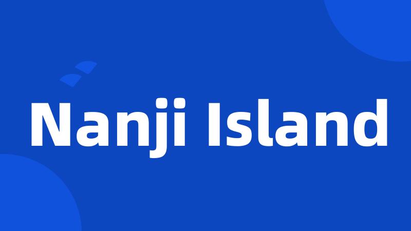 Nanji Island