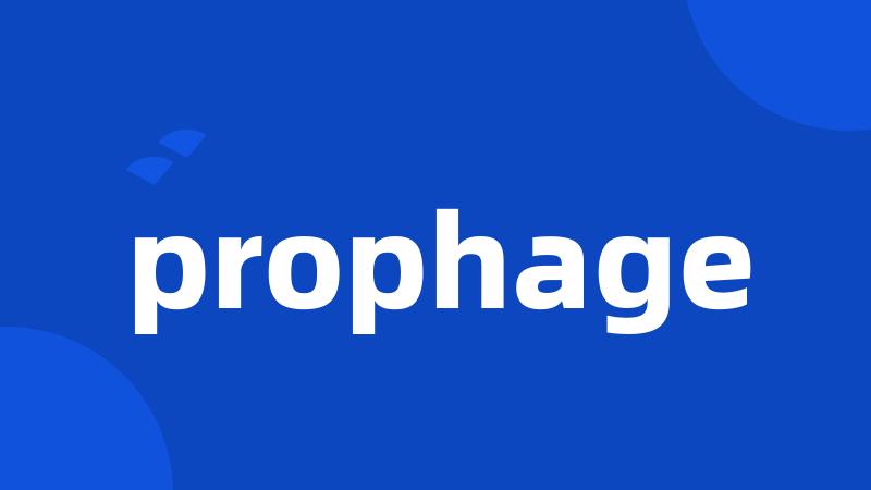 prophage