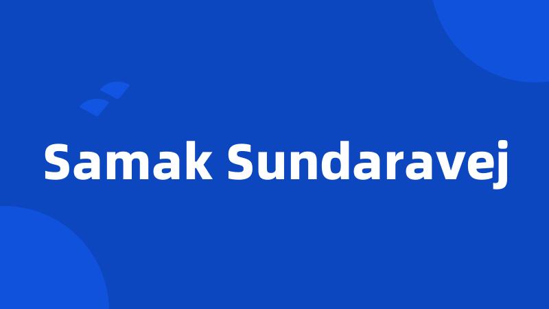 Samak Sundaravej