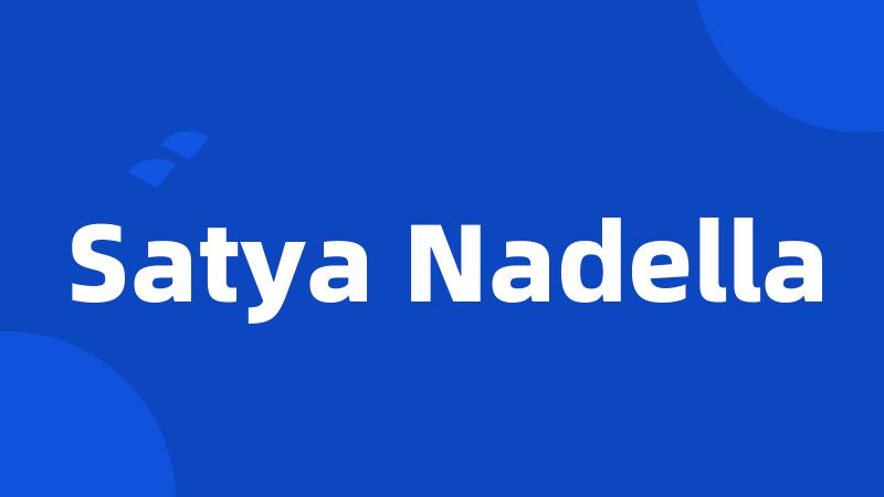 Satya Nadella