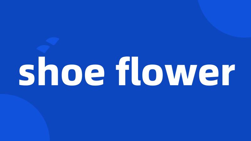 shoe flower