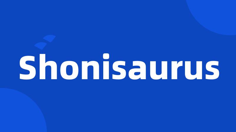 Shonisaurus